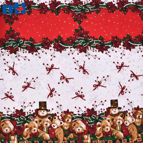 tecidos navideños | Tecido de Papai Noel e tecido de Natal