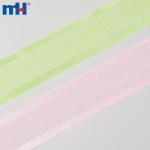 Wstążka z organzy z satynowym brzegiem w niestandardowych kolorach i wzorach