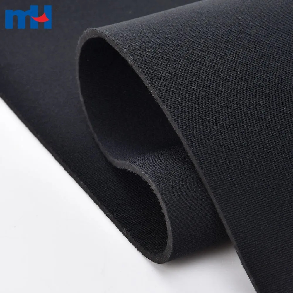 Black W140cm SBR double sided neoprene fabric