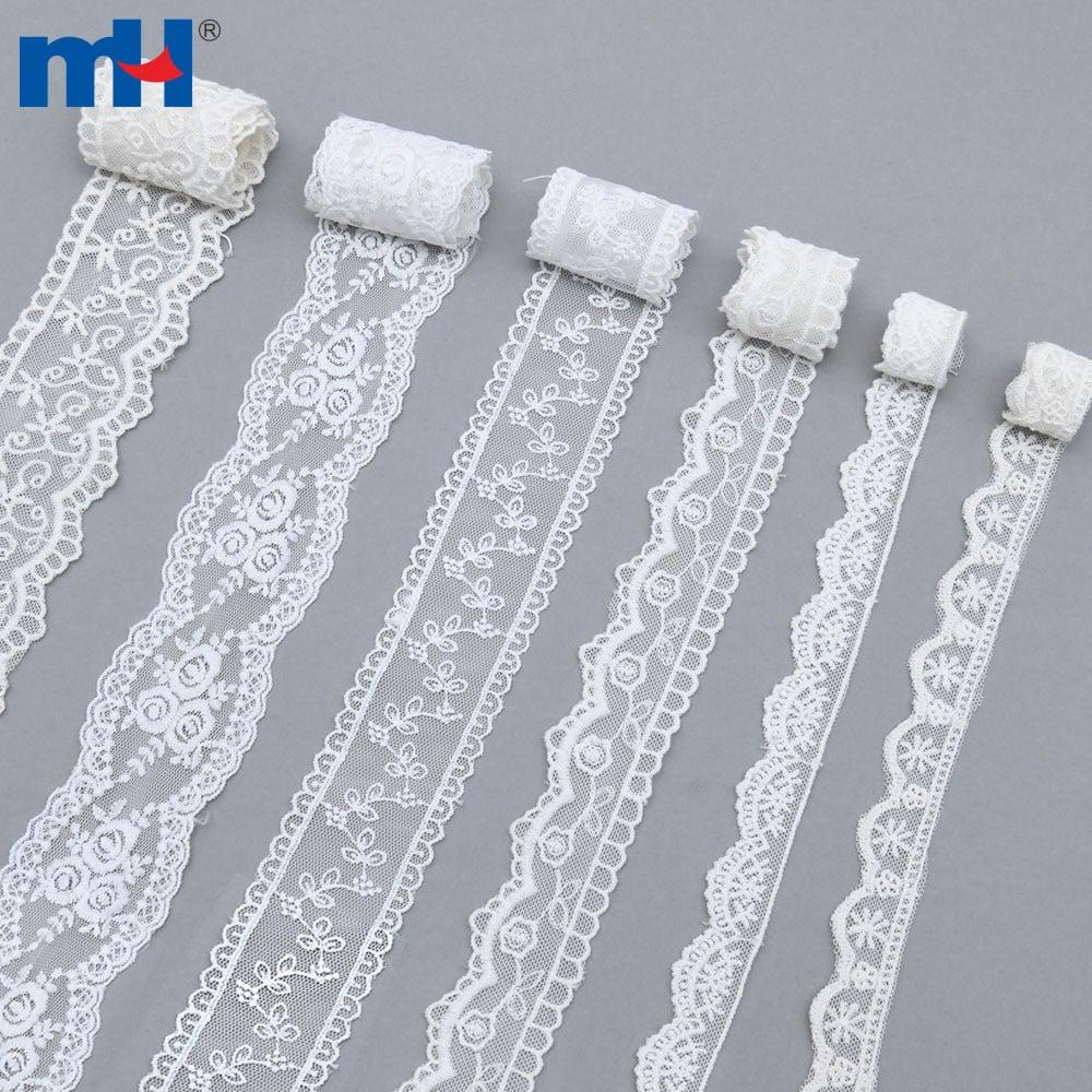 Non-elastic embroidered lace wedding decoration