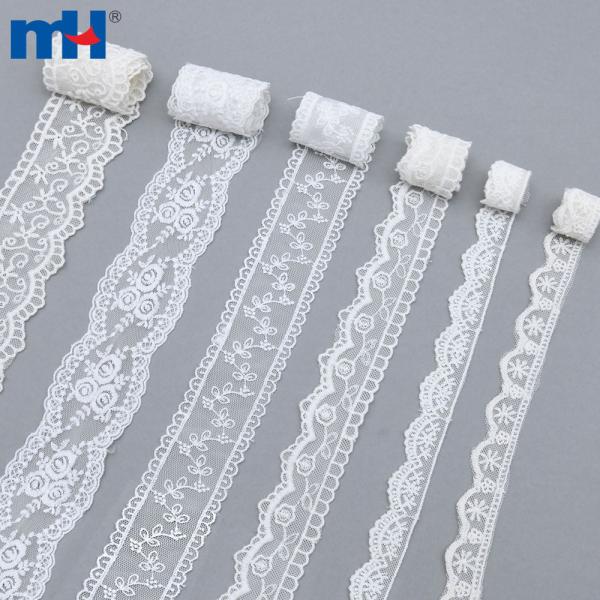 Non-elastic embroidered lace wedding decoration
