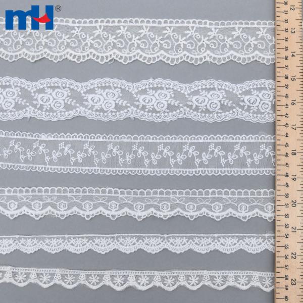 Non-elastic embroidered lace wedding decoration