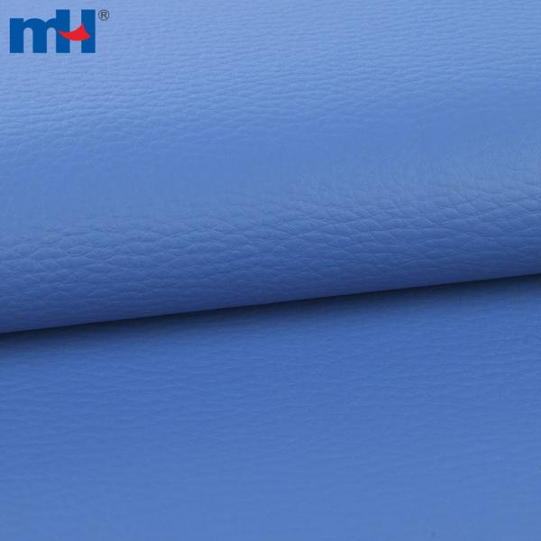 54" faux leather with padded back