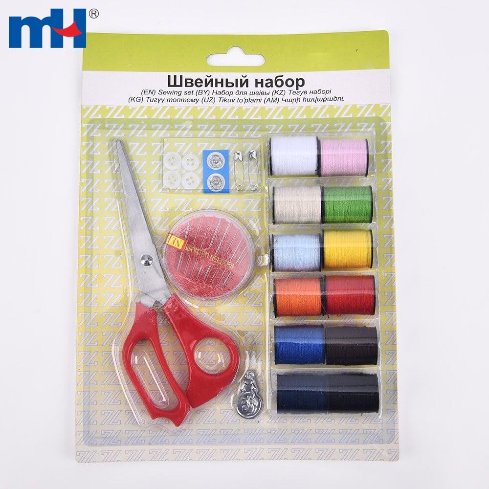 Juego de hilo y aguja de coser