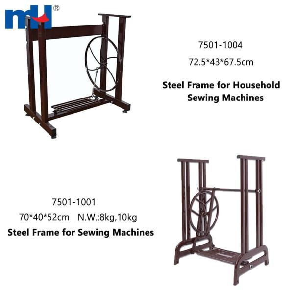 Home sewing machine with round disc and table