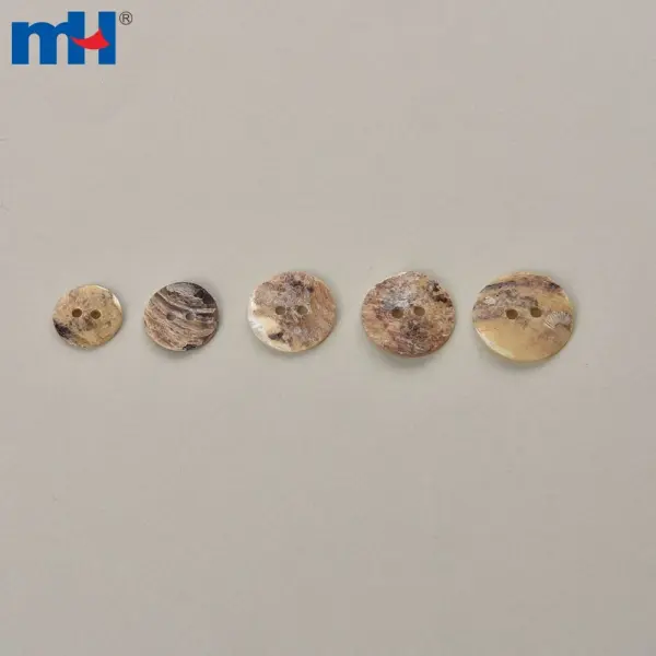Boutons coquillages en nacre