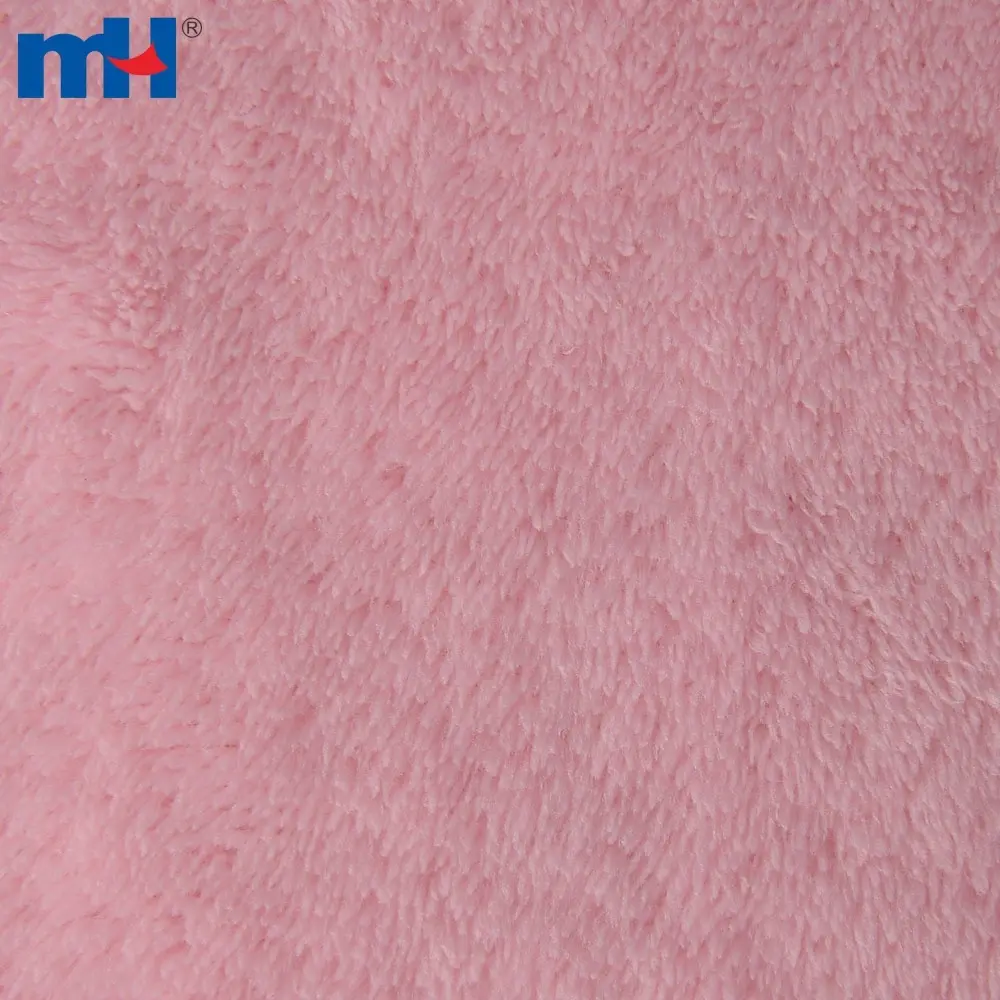 Bardoshli yumshoq 100% polyester baxmal mato