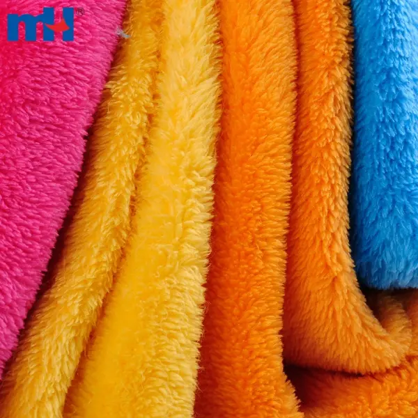 Bardoshli yumshoq 100% polyester baxmal mato