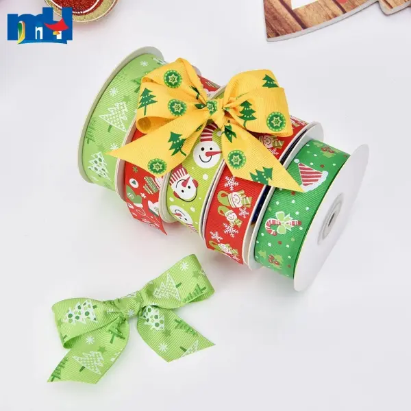 Fita estampada de Natal para decoração
