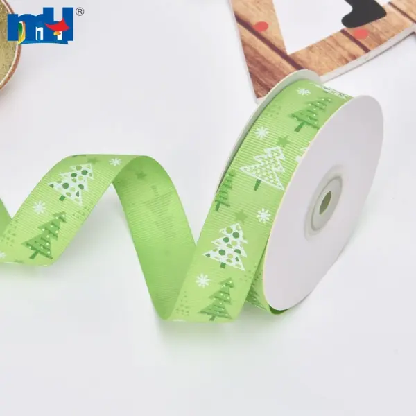 Fita estampada de Natal para decoração