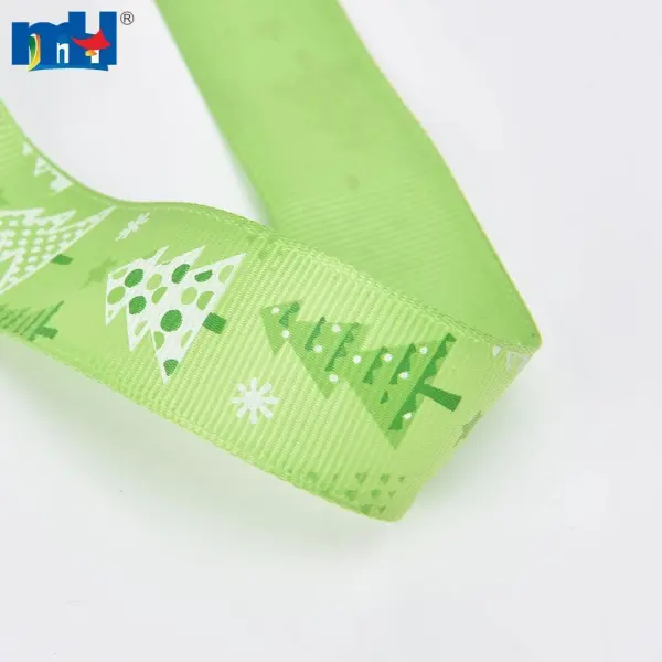Fita estampada de Natal para decoração