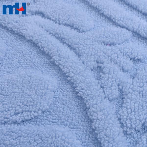 Luxueux tissu velours jacquard simple face