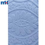 Luxueux tissu velours jacquard simple face
