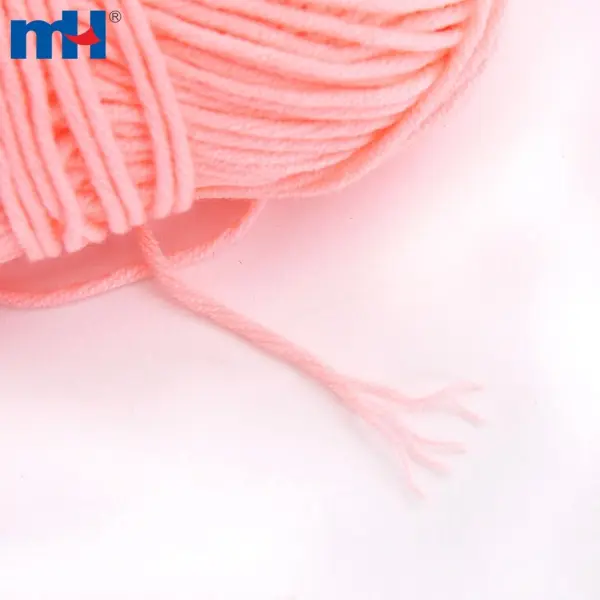 Hilo de algodón lechoso de crochet