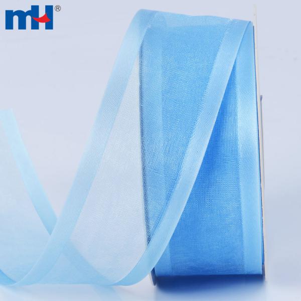 1-1/2" Nylon-Organzaband mit Satinkante
