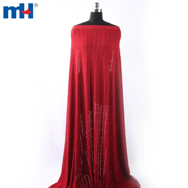 Tecido de renda tricot tricotado