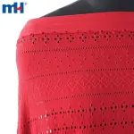 Tecido de renda tricot tricotado