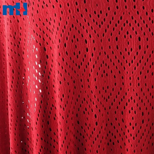 Tecido de renda tricot tricotado