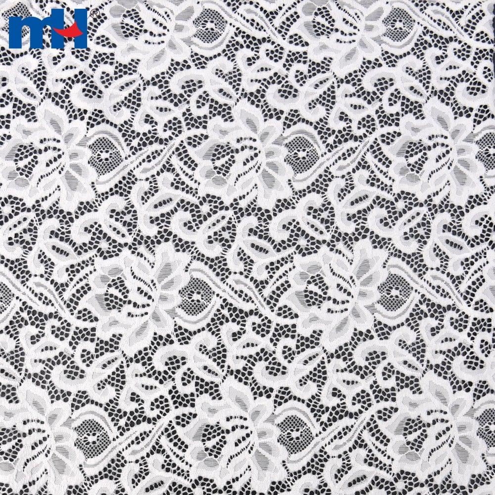 Tissu en dentelle tricoté français