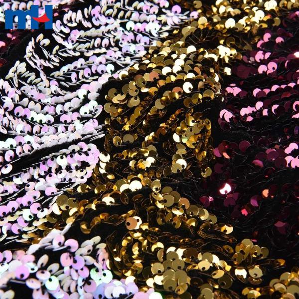 Tissu africain à paillettes