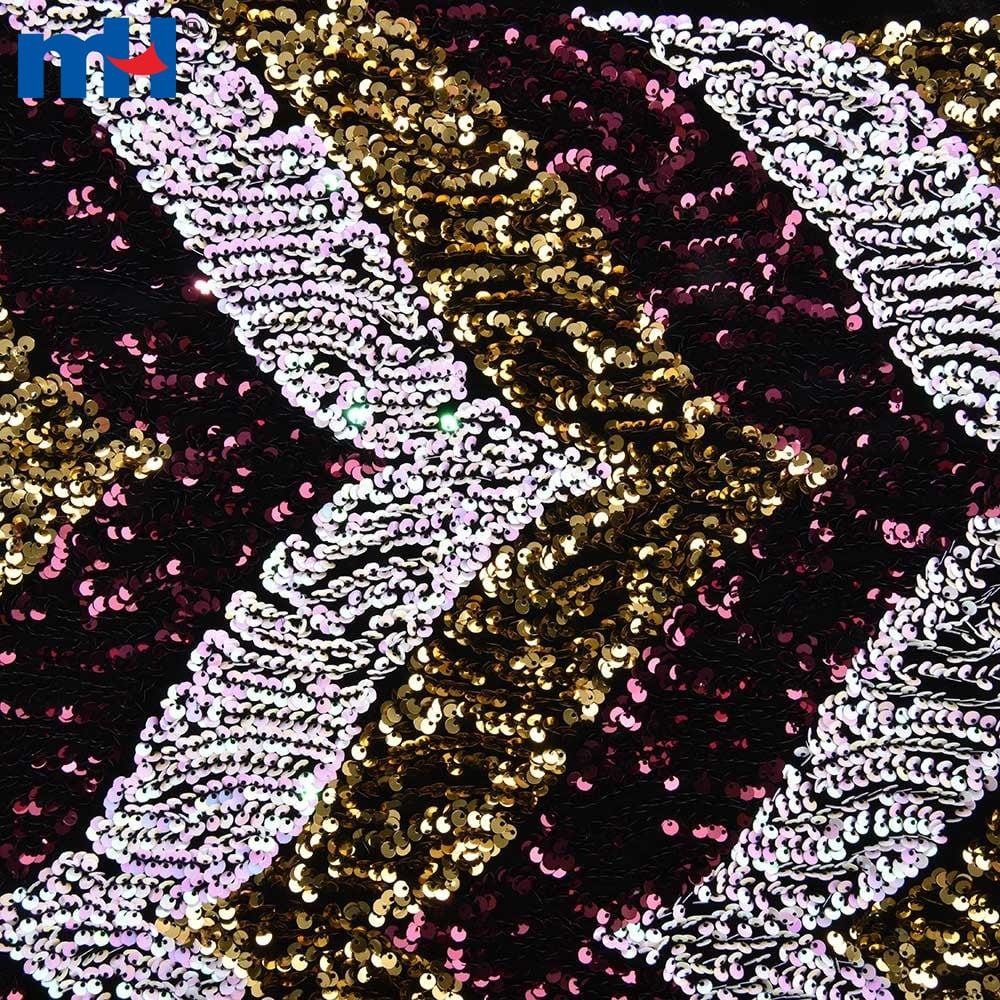 Tissu africain à paillettes