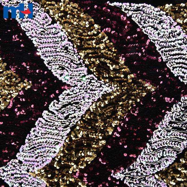 Tissu africain à paillettes