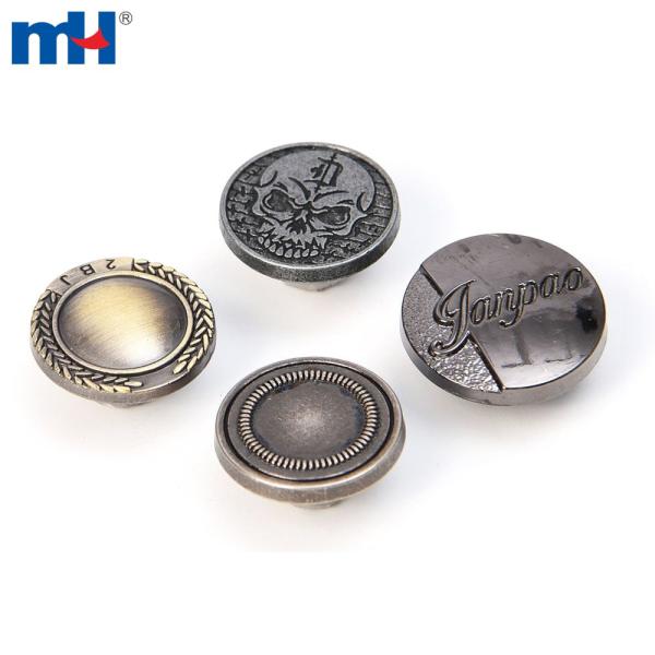 Jinslar uchun metall tugmalar