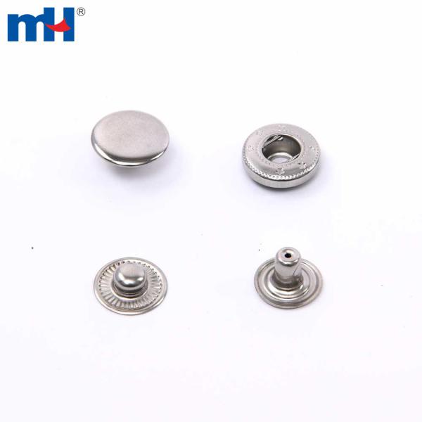 Lid button lock with snap screws
