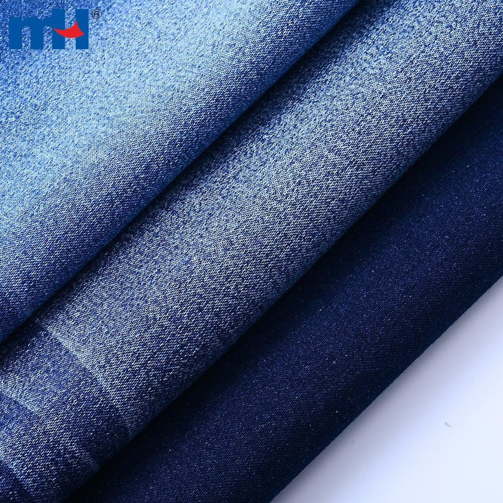 Paxta, poliester, viskoza va elastandan tayyorlangan denim mato