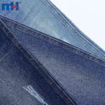Paxta, poliester, viskoza va elastandan tayyorlangan denim mato