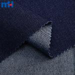 Paxta, poliester, viskoza va elastandan tayyorlangan denim mato