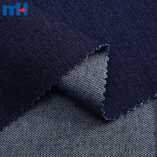 Paxta, poliester, viskoza va elastandan tayyorlangan denim mato