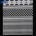Geometric guipure lace fabric