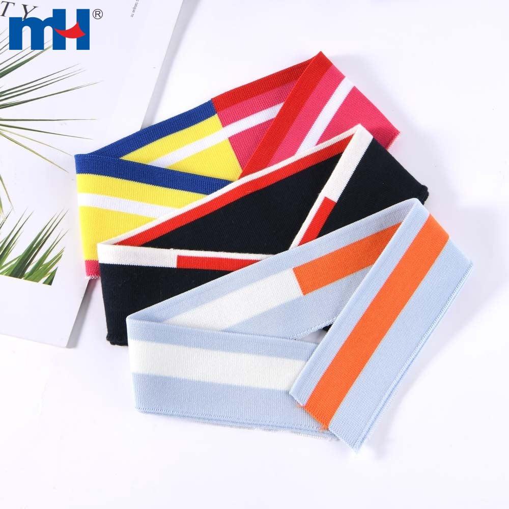 Knitted elastic collar