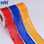1-1/2" (38mm) polyester striped satin ribbon