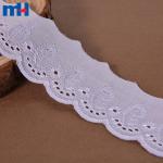 Embroidered lace trim