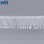 Bordure en dentelle avec pompon