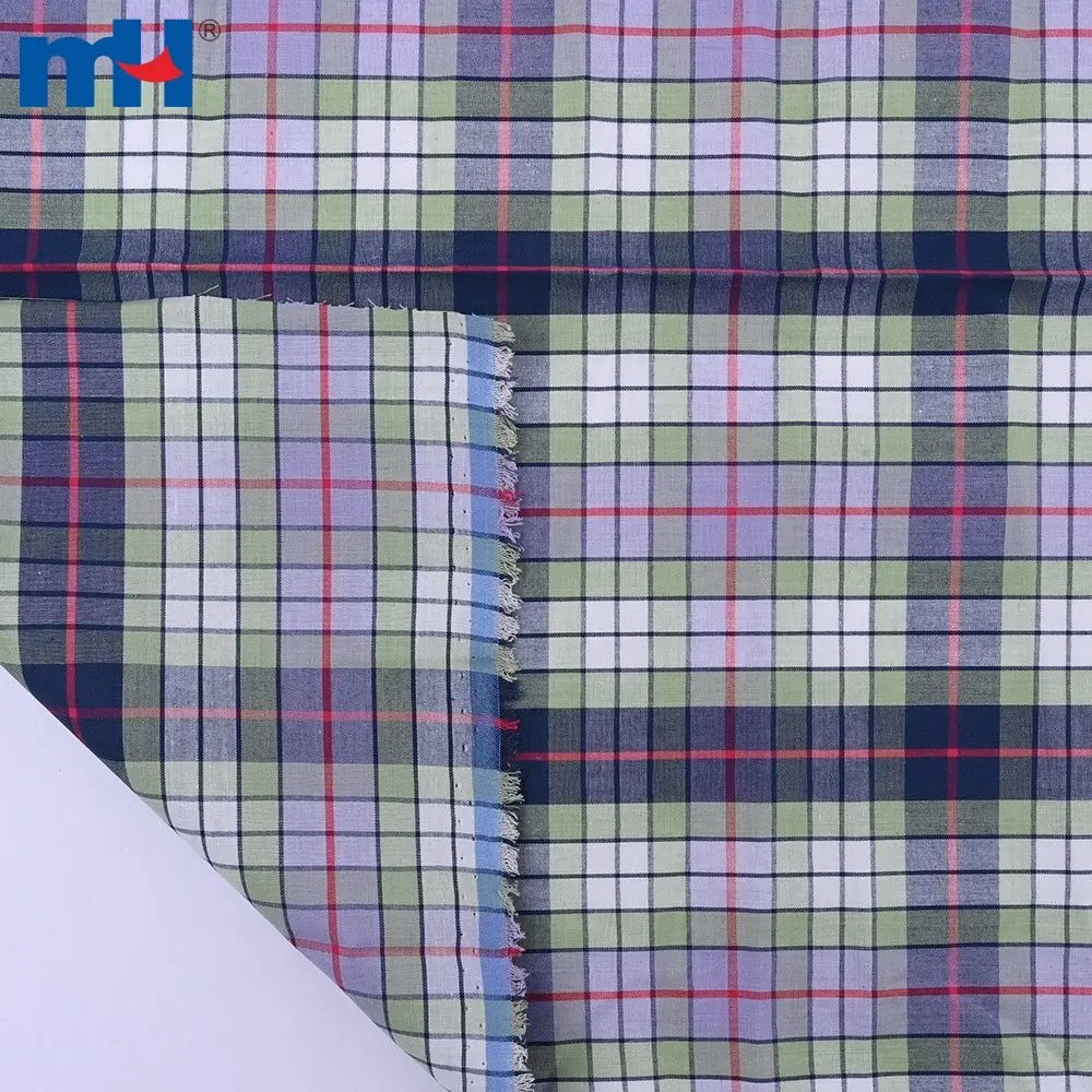 Tissu à carreaux TC 65/35 105 g/m²