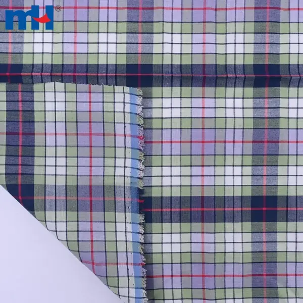 Tissu à carreaux TC 65/35 105 g/m²