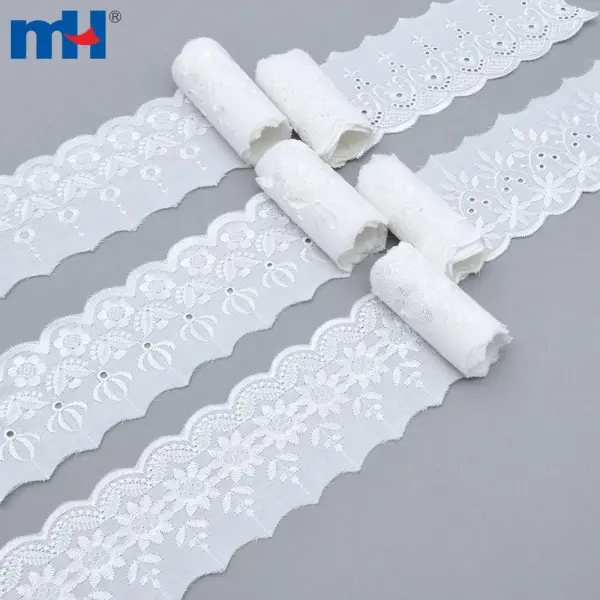 Poli pamuklu dantel süsleme toptan satışı