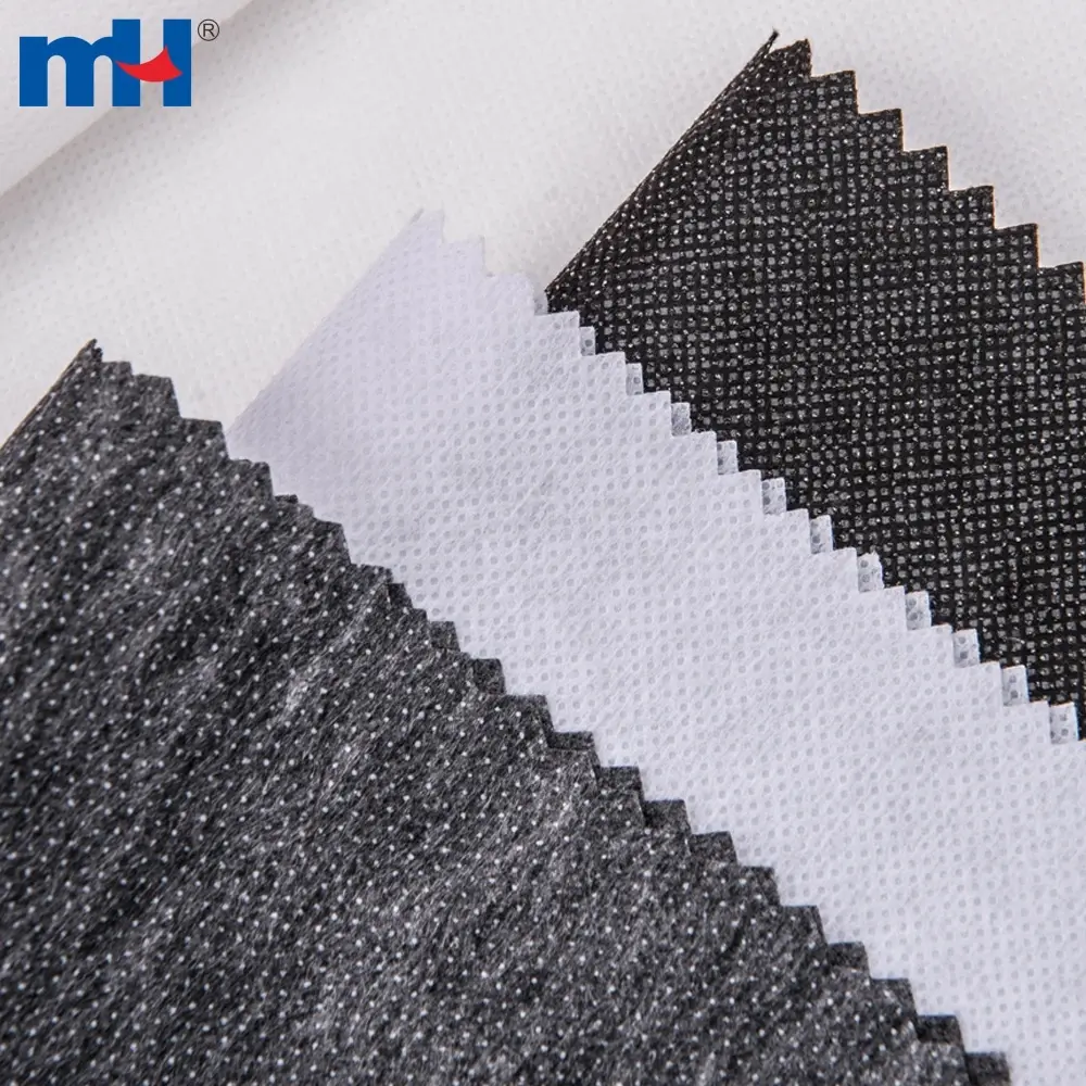 Non-woven lining fabric with thermal calendering paste dot