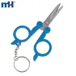 Tijeras de viaje plegables de acero inoxidable de 4"