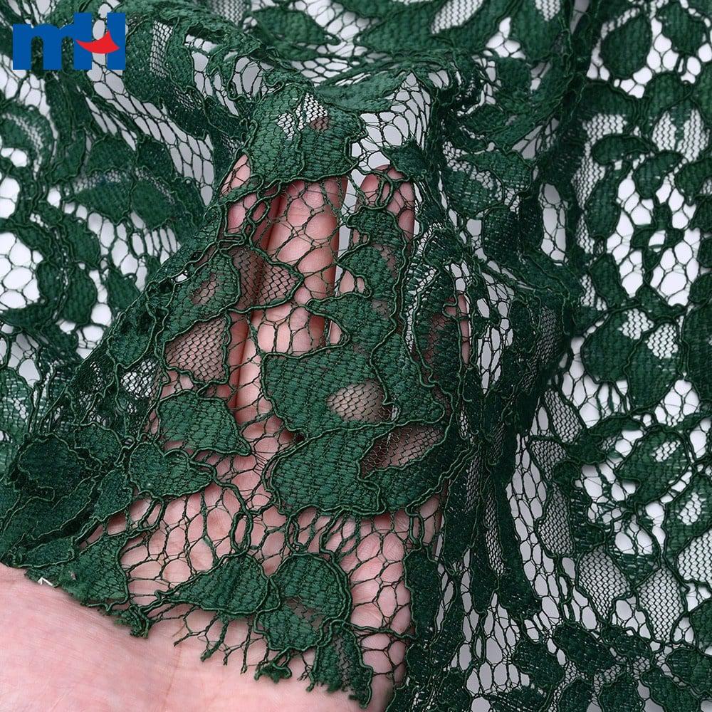 100% polyester triko dantelli mato