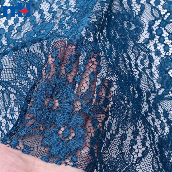 100% polyester triko dantelli mato