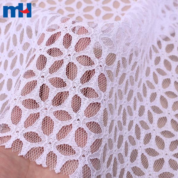 Tejido de encaje tricot 100% poliéster