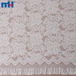 Tissu en dentelle en nylon, polyester et spandex avec motif floral