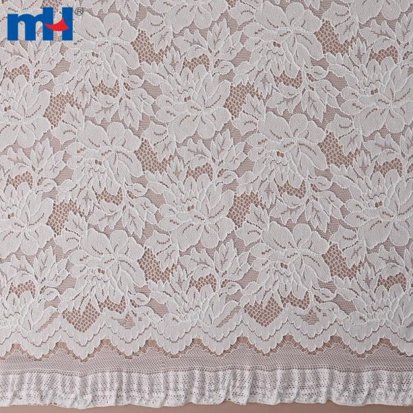 Tissu en dentelle en nylon, polyester et spandex avec motif floral