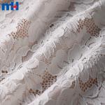 Tissu en dentelle en nylon, polyester et spandex avec motif floral