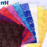 Tricot lace fabric – elegant floral pattern