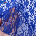 Tricot lace fabric – elegant floral pattern
